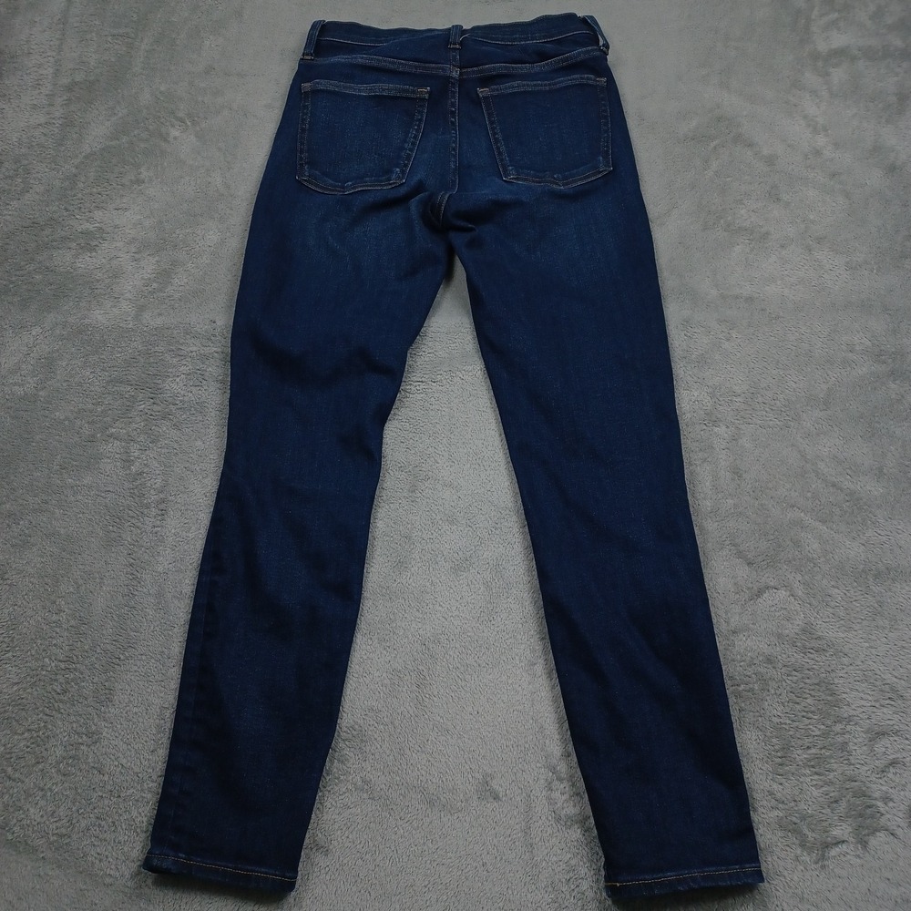 J Crew Jeans Womens 27 Blue Denim Classic Toothpick Preppy Pockets Cotton - Picture 4 of 7